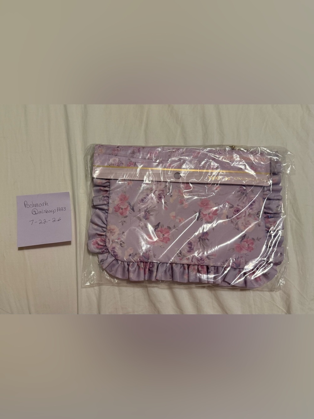 LoveShackFancy x Target—Yoobi Hibiscus Pencil Case with Ruffles - Picture 2 of 2